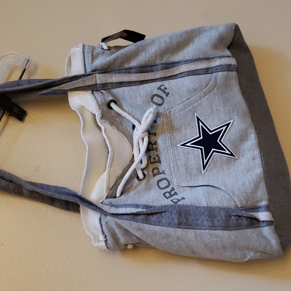 Property of Dallas Cowboys gray bag